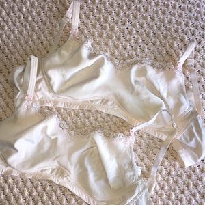 Baby Pink Lace Nursing Bra SET 38C